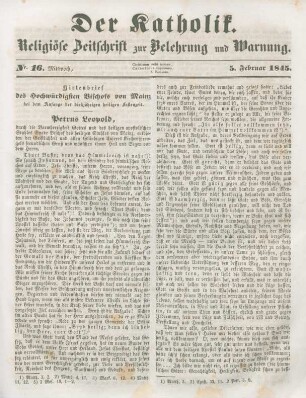 69-71 Hirtenbrief des Hochwürdigsten Bischofs von Mainz