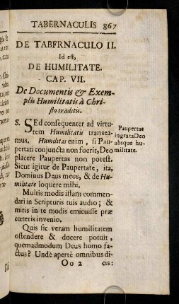 867-874, Caput VII