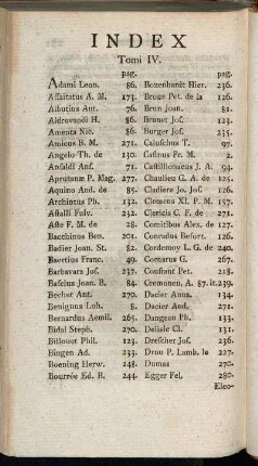 Index Tomi IV.