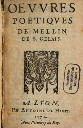 Oeuvres poëtiques