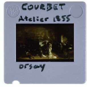 Courbet, Das Atelier des Künstlers (Paris MO RF 2257)