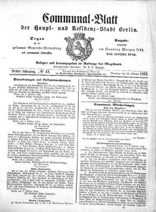 No. 43: No. 43, 12.Oktober 1862