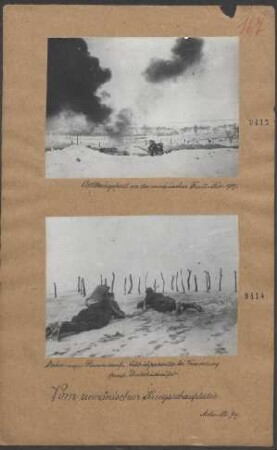 Artilleriegefecht an der rumänischen Front