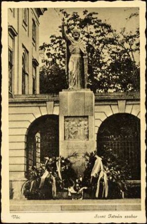 Vác - Szent István szobor