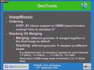 Raster Data In GeoServer And GeoTools: Achievements, Issues And Future Developments