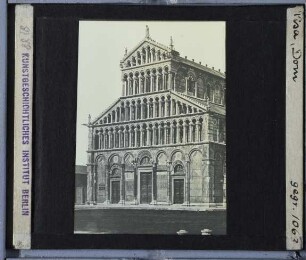 Pisa, Dom : Ansicht der Fassade