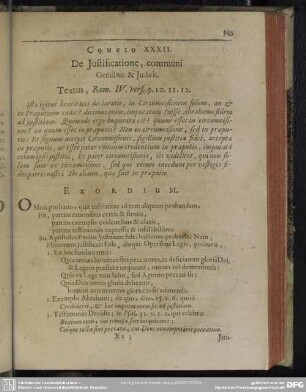 Concio XXXII. De Justificatione, communi Gentibus & Judaeis