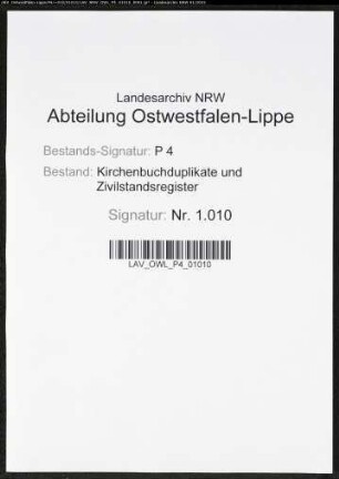 Kirchenbuchduplikate der kleineren evangelisch-reformierten Gemeinde Hagen (H 1867-1874). (Gemeinde: Hagen, kleinere evangelisch-reformierte Gemeinde)