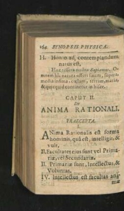 Caput II. De Anima Rationali.