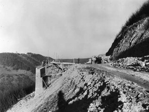 Stützmauer oberhalb Wiesensteig