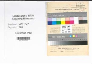 Entnazifizierung Paul Bewernitz , geb. 11.02.1897 (Polizist)