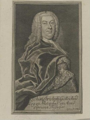 Bildnis des Johann Christoph Gottsched