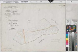 Werl (Werl), Separation Werl, Bl. 21 Brouillonkarte 1 Budberg Flur 2