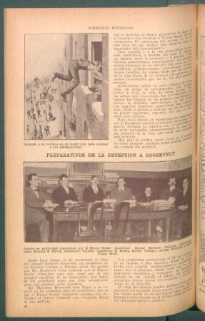 Preparativos de la recepción a Roosevelt