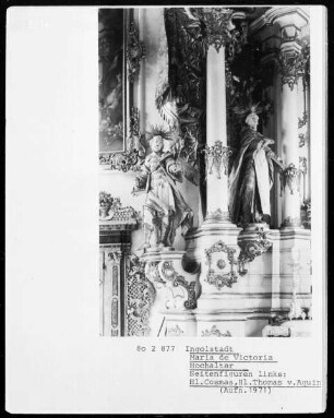 Die Heiligen Cosmas und Thomas von Aquin