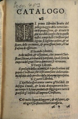 Specchio De' Lochi Sacri di Terra Santa : Che Comprende quattro Libretti, Si come leggendo questo seguente foglio, potrai intendere