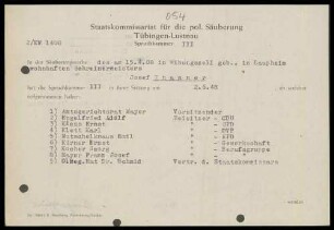 Thanner, Josef