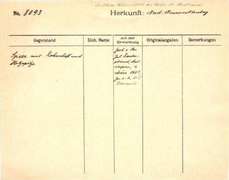 Dies ist ein Digitalisat eines historischen Dokuments. Es spiegelt den Entstehungskontext wider und entspricht nicht dem heutigen Maßstab einer geschichts- und diversitätsbewussten Sprache.