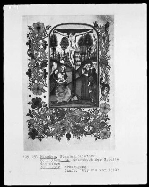 Gebetbuch der Prinzessin Sibylla von Kleve — Kreuzigung, Folio 231verso