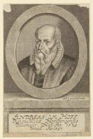 Andreas (= Endres III.) Imhoff, Duumvir; geb. 1529; gest. 1597