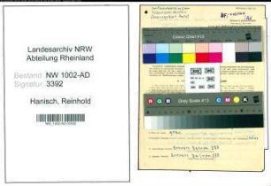Entnazifizierung Reinhold Hanisch, geb. 30.08.1914 (Angest.)