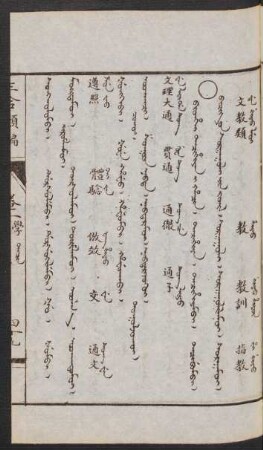 Bithei tacihiyan i hacin = Bičig-ün surγaγuli-yin jüil [Bicig uv surqhaqhuli jiv jujil] = 文教類