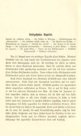 Siebzehntes Kapitel. Ausfall der russischen Flotte...