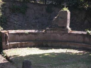 Pompej - Rondell : Aufgenommen am 21. Juli 2004 in den Ausgrabungsstätten der römischen Siedlung Pompeji