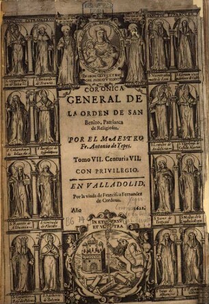 Corónica General De La Orden De San Benito, Patriarca de Religiosos, 7