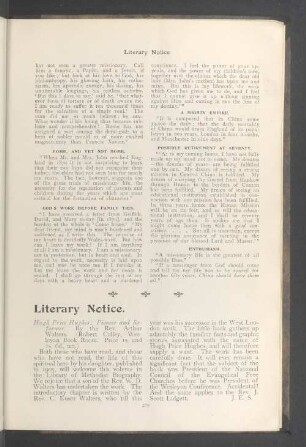 Literary notice