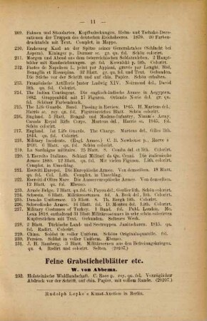 Feine Grabstichelblätter etc.