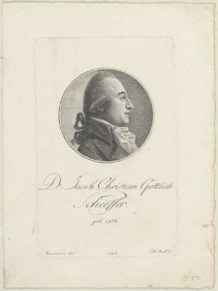 Bildnis des Jacob Christian Gottlieb Schaffer
