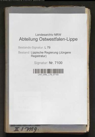 Revision des Verwaltungsamts Brake