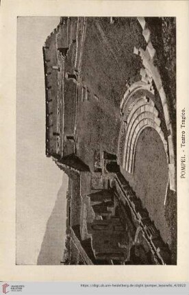 Pompei. – Teatro Tragico. – Theatre tragique – The Tragic Theatre – Tragisches Theater