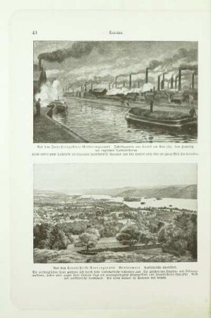 Aus dem Seendistrikt Nordenglands. Windermere. Parkähnliche Landschaft