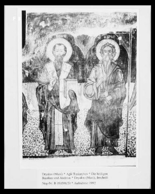 Die heiligen Basilius und Andreas