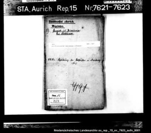 Die Pflasterung der Gemeindewege in Neuburg