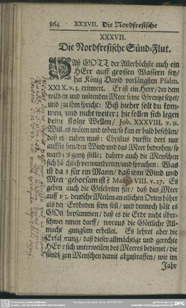 XXXVII. Die Nordfresische Sünd-Flut