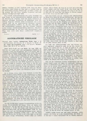 949-951 [Rezension] Iwand, Hans Joachim, Nachgelassene Werke