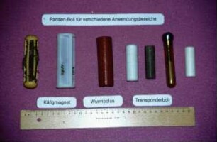 Pansen-Boli für verschiedene Anwendungsbereiche