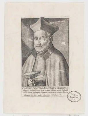 Porträt des Jesuiten Claudius Aquaviva