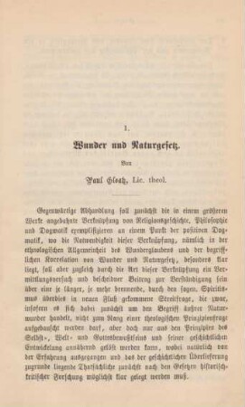 403-546 Wunder und Naturgesetz