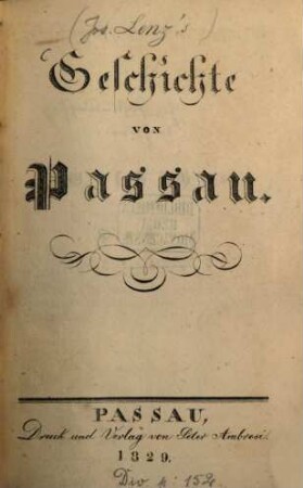 Geschichte von Passau