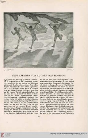 30: Neue Arbeiten von Ludwig von Hofmann