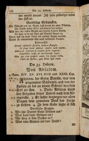 138-143, Die 33. Historie