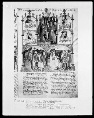 Biblia Pauperum aus Salzburg — ---, Folio 12recto