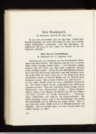 Die Ruhezeit