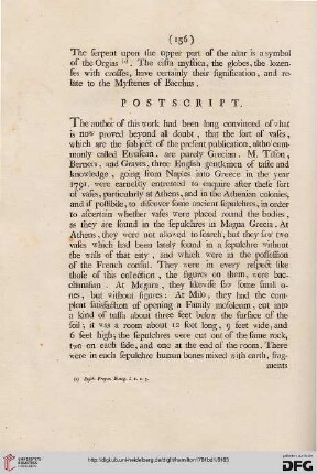 Postscript / Observations