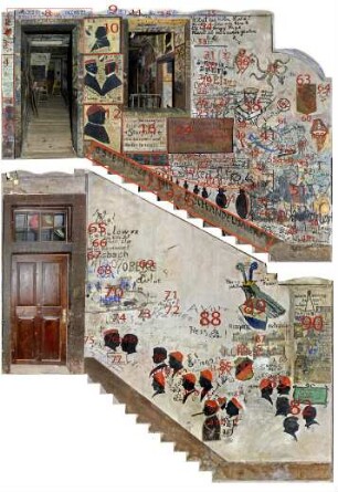 Raum 208 Ostwand Überblick