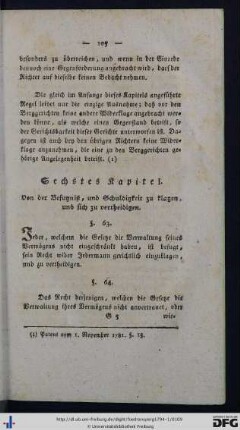 Sechstes Kapitel. Von der Befugniß, und Schuldigkeit zu klagen, und sich zu vertheidigen.